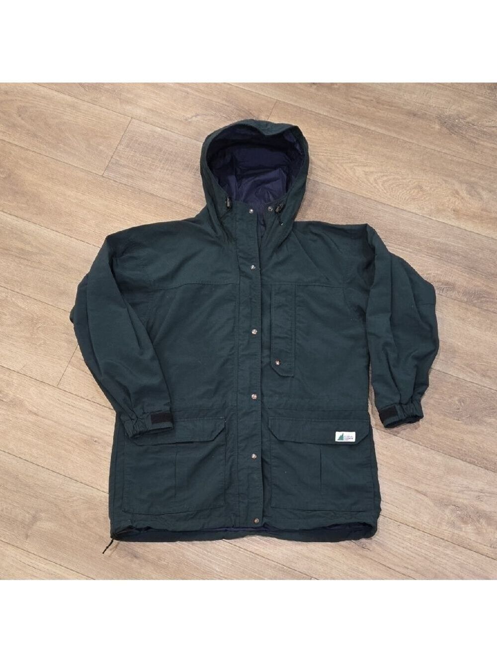 Retro 90's MEC Forest Green Hooded Anorak GorpcoreJacket